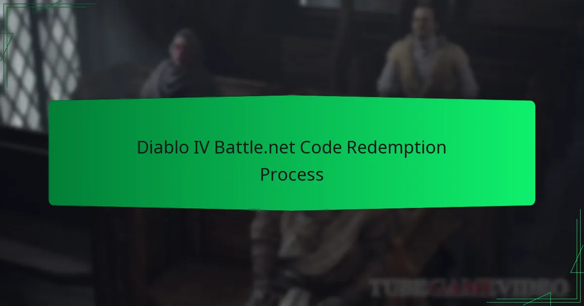 Diablo IV Battle.net Code Redemption Process