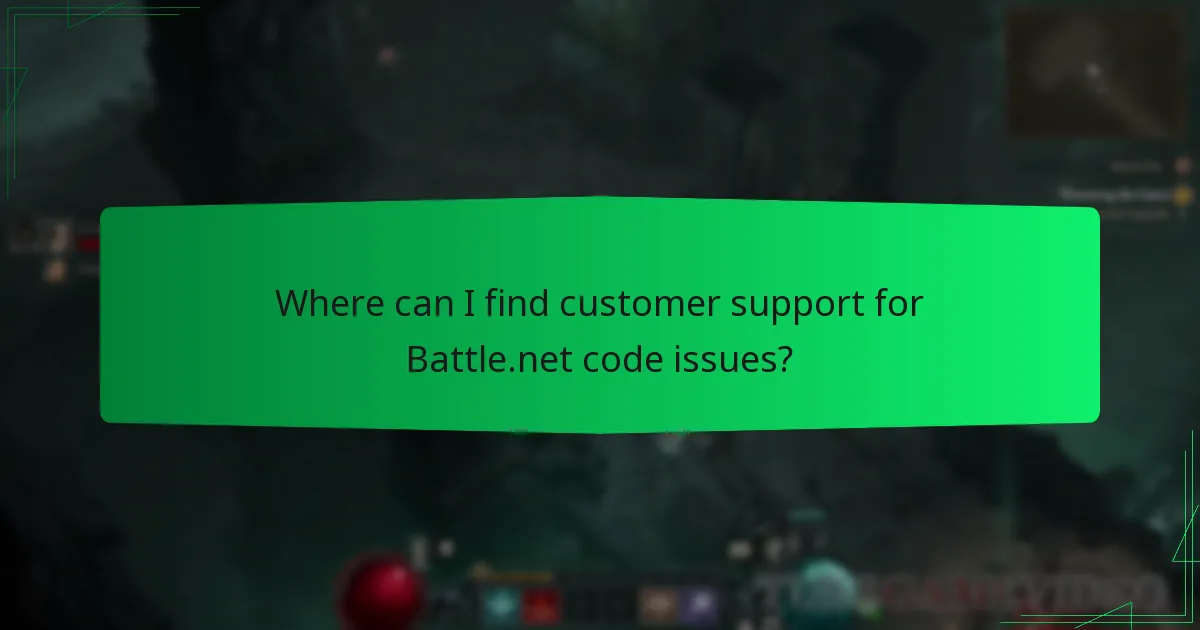 Where can I find customer support for Battle.net code issues?